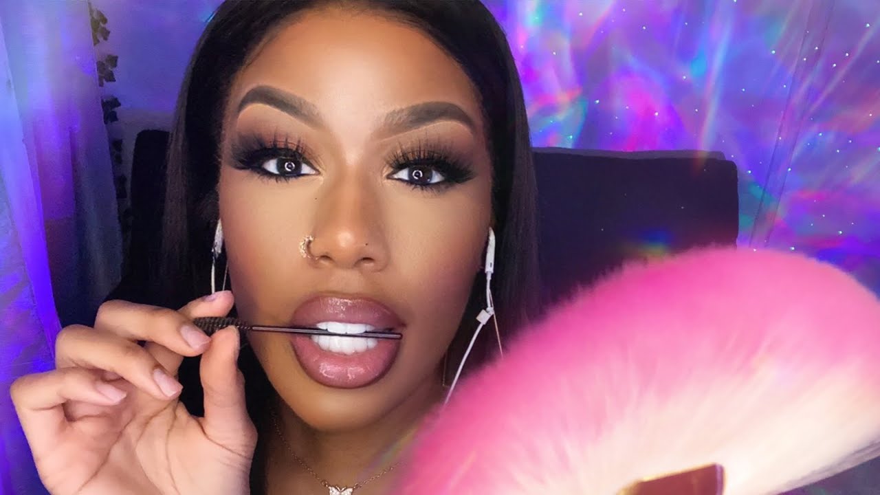 Doing Your Makeup for the Date of Your Dreams 🥰 w/ Spoolie Nibbling ASMR (Roleplay)