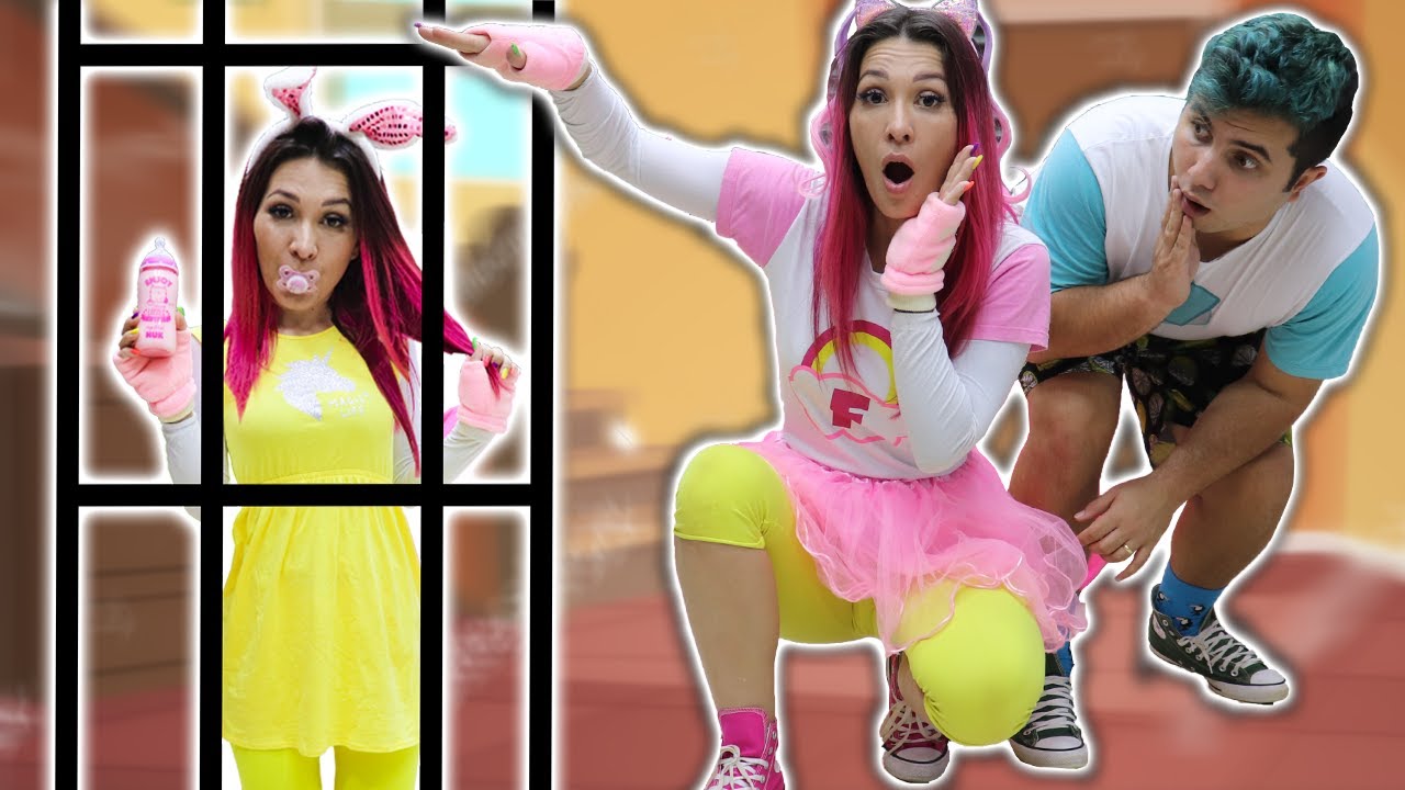 Maloucos finge ter uma irmã bebê ★ شفا دخلت البيبي السجن !