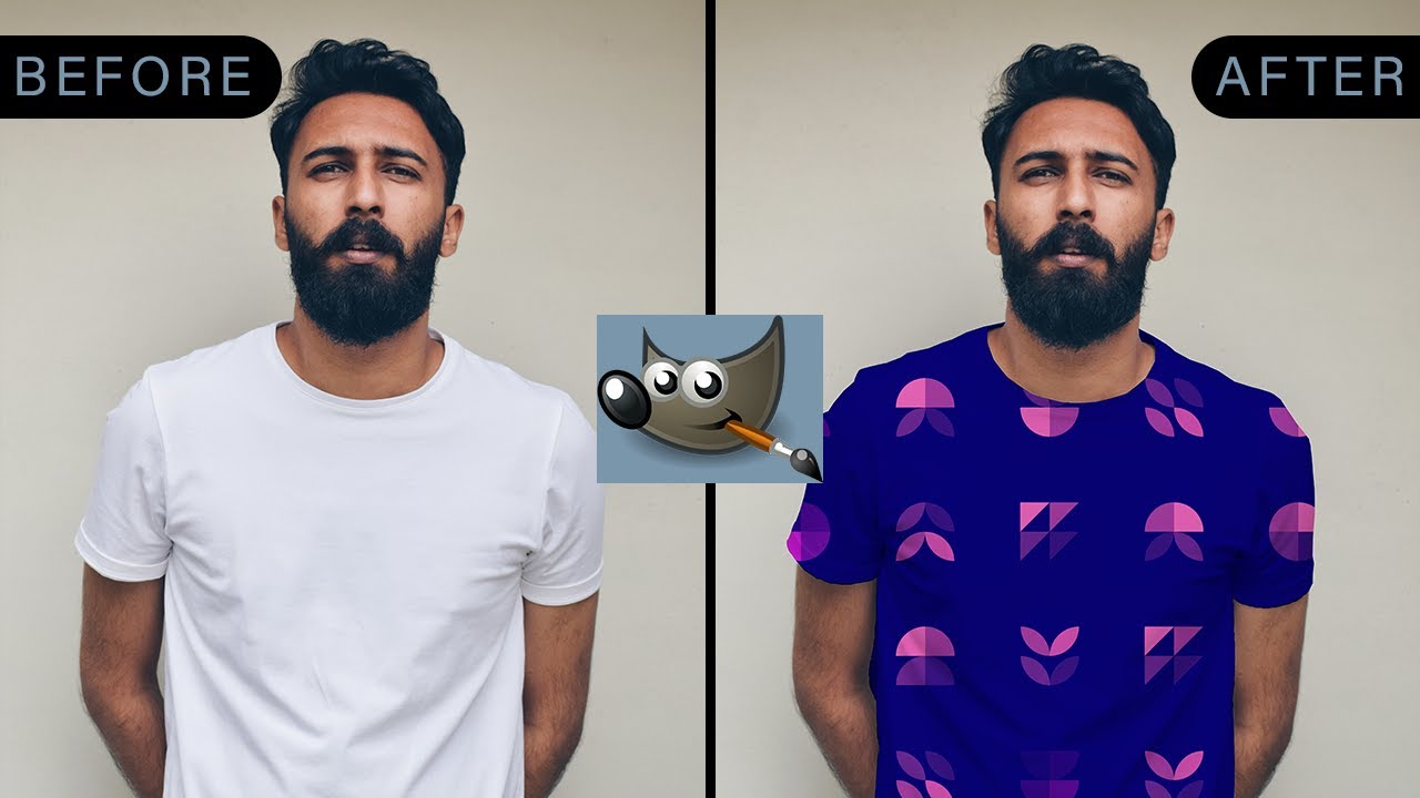 How to Add a Pattern to a Shirt in Gimp