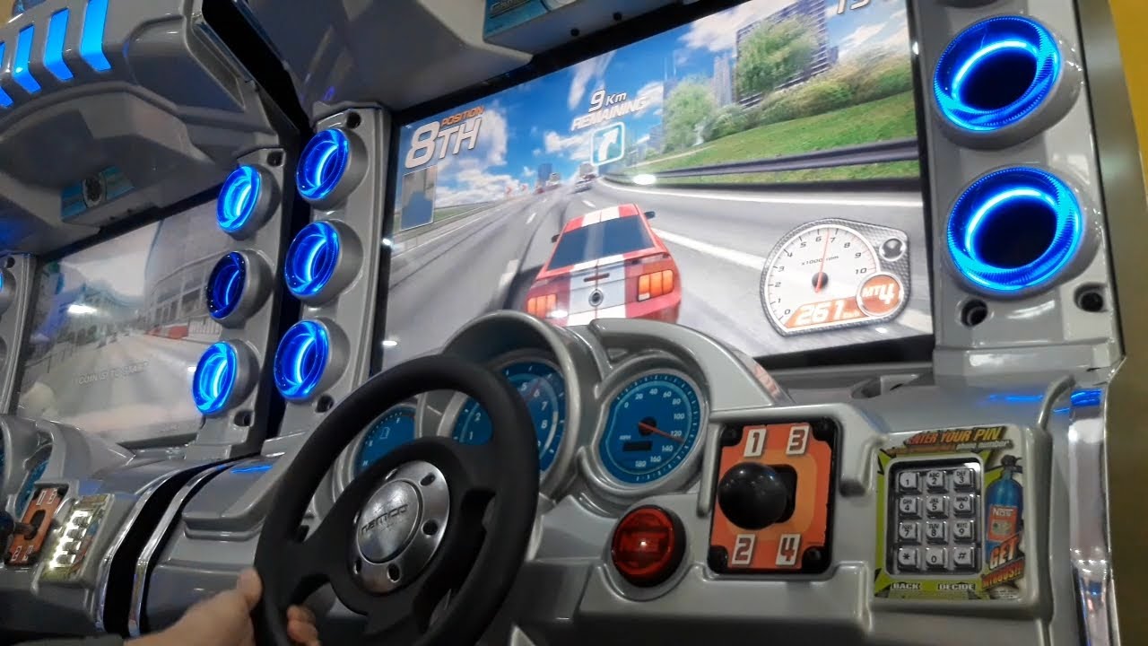 Dead Heat Arcade (Machine) Mustang GT, Ford GT, Corvette ZR1 - Chicago, San Francisco, London