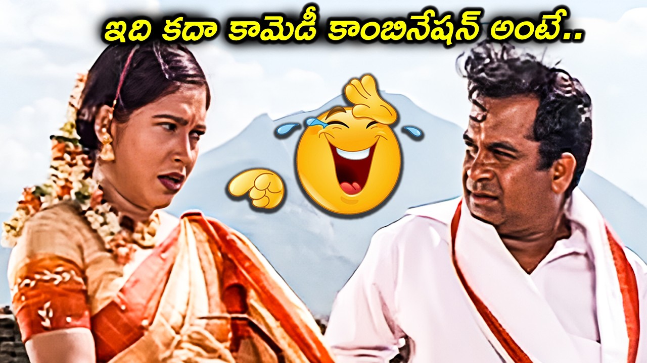 ఇది కదా కామెడీ కాంబినేషన్ అంటే..| Brahmanandam Kovai Sarala Comedy Scene | Telugu Best Comedy Scenes