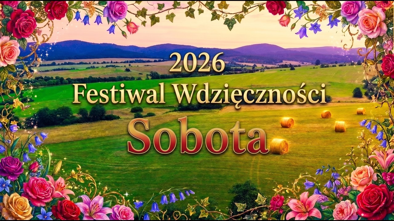 SOBOTA: Dzień 3 💙 Festiwalu Wdzięczności 2026 LIVE
