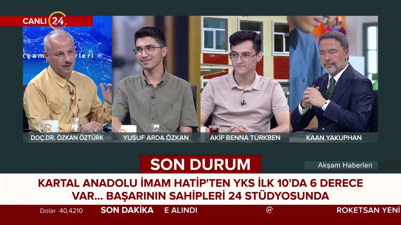 YKS'nin İmam Hatipli Şampiyonları 24 TV’de