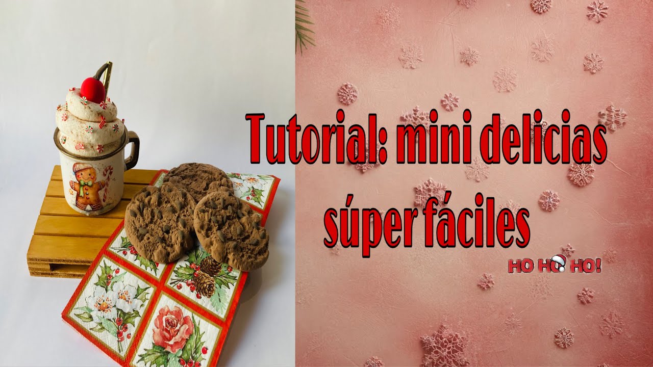 Tutorial Batido y Galletas en Masa Flexible:  ¡mini delicias súuuper fáciles!!!