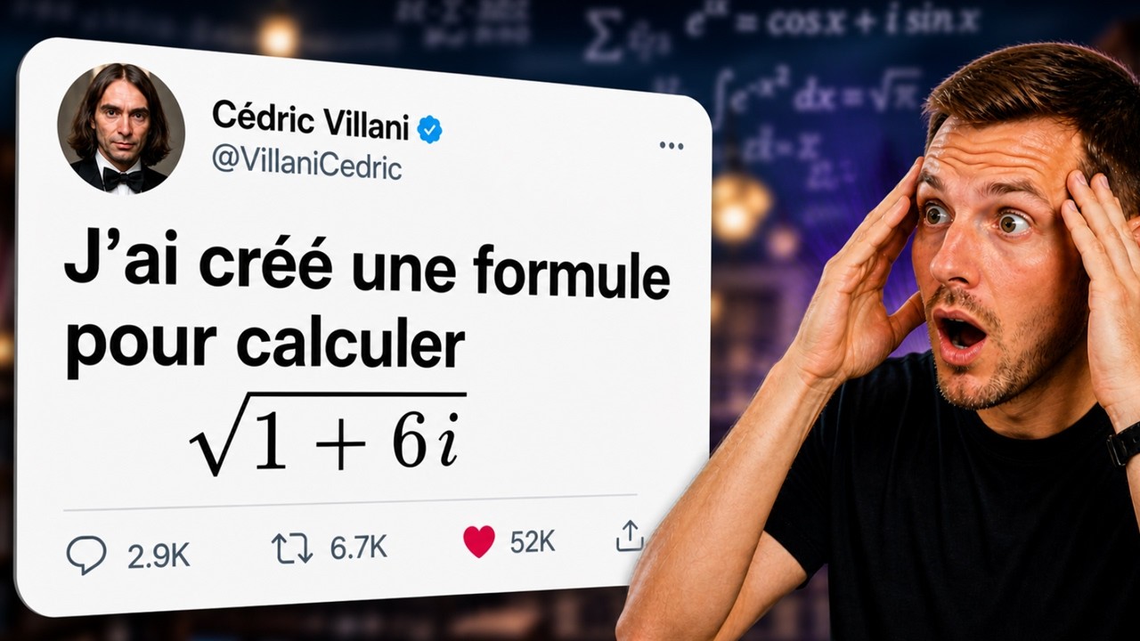On crée une formule pour donner la racine de 100% des complexes