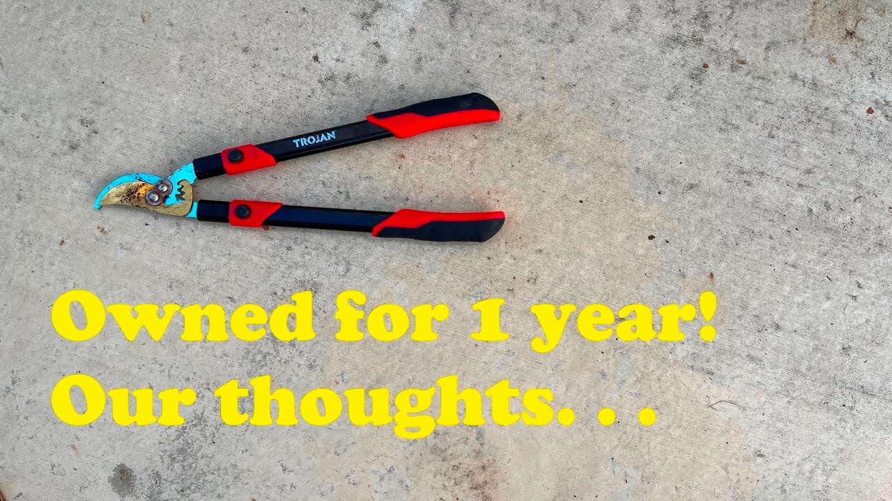 Trojan Lopper Pruner Review after using for 1 Year!
