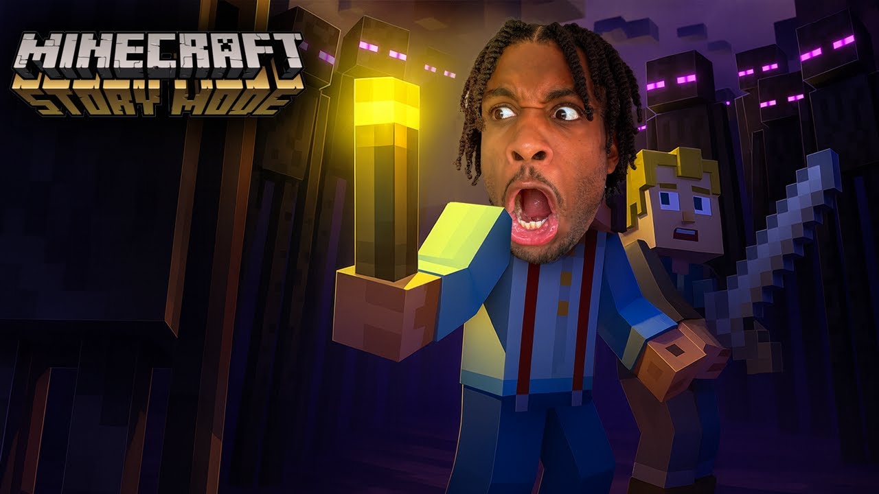 My First Time In The END (Minecraft Story mode Ep 3)