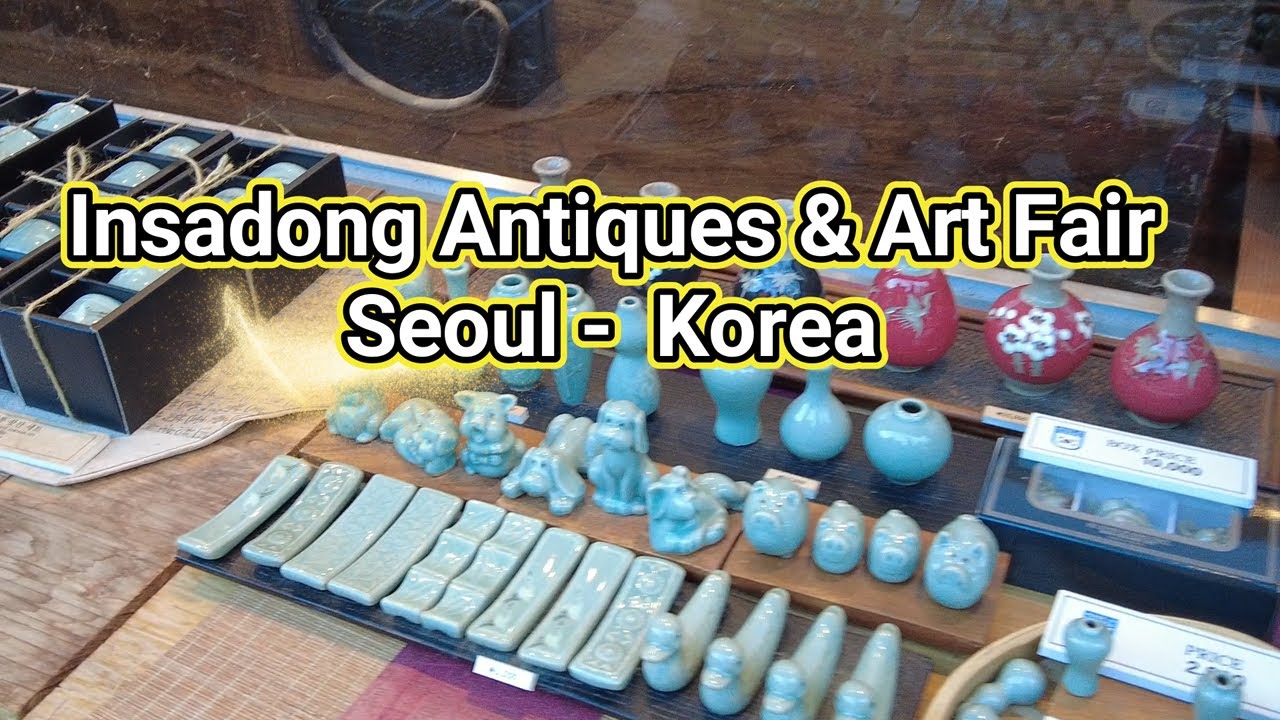 Антикварная улица Инсадон — Сеул, Корея @troisanvlog #insadong #seoultravelvlog