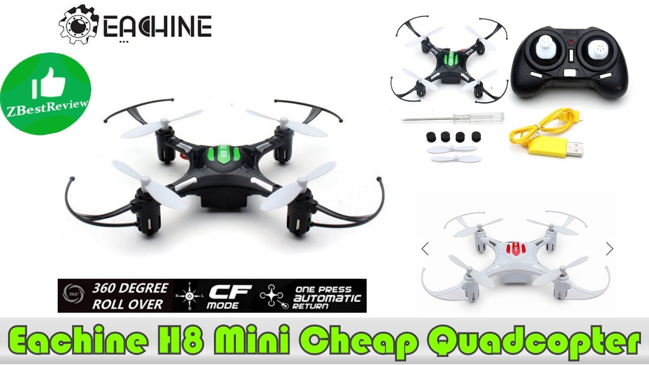 ✔ Eachine H8 Mini - самый дешевый квадрик! Cheapest Quadcopter! Banggood