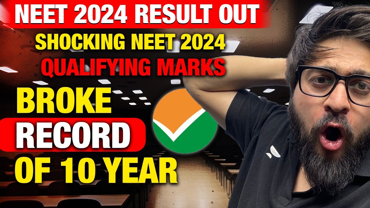 Crazy Qualifying Marks 😳😱| History is Created today 😱😳 | Shocking | NEET 2024 | Yawar Manzoor