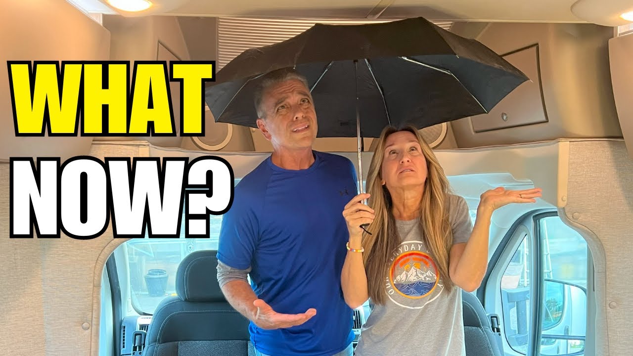 Water Leak RV Problem and Repair - Our 1st Roof Leak #positivervliving