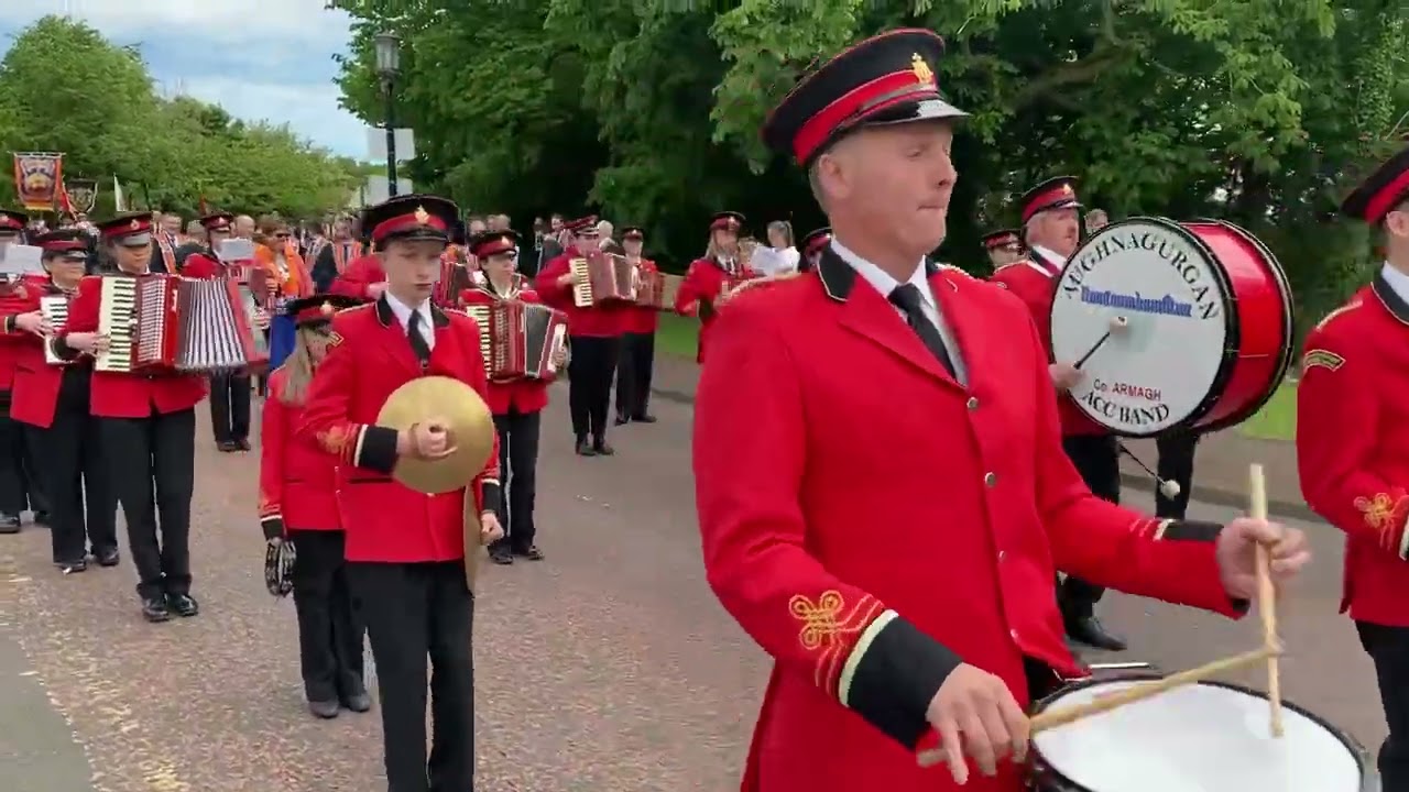 Aughnagurgan Accordion Band @ NI100 Parade 2022
