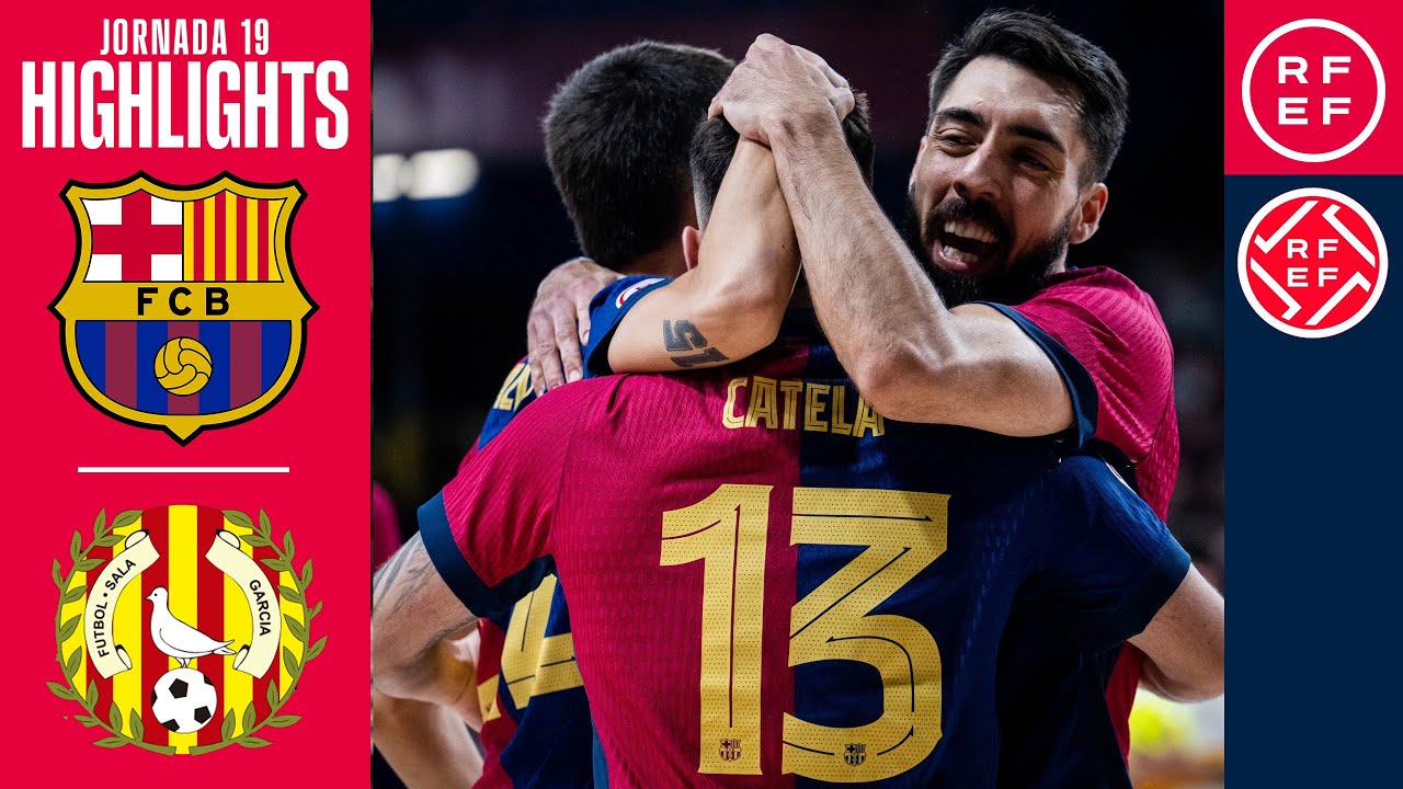Resumen #PrimeraDivisiónFS | Barça 9-3 Industrias Santa Coloma | Jornada 19