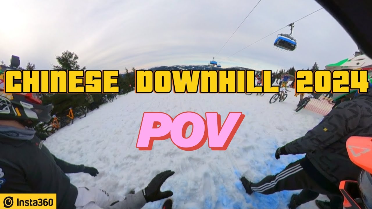 &Scaron;&Iacute;LEN&Eacute; PODM&Iacute;NKY A 300 LID&Iacute; NA STARTU!!!CHINESE DOWNHILL 2024 POV