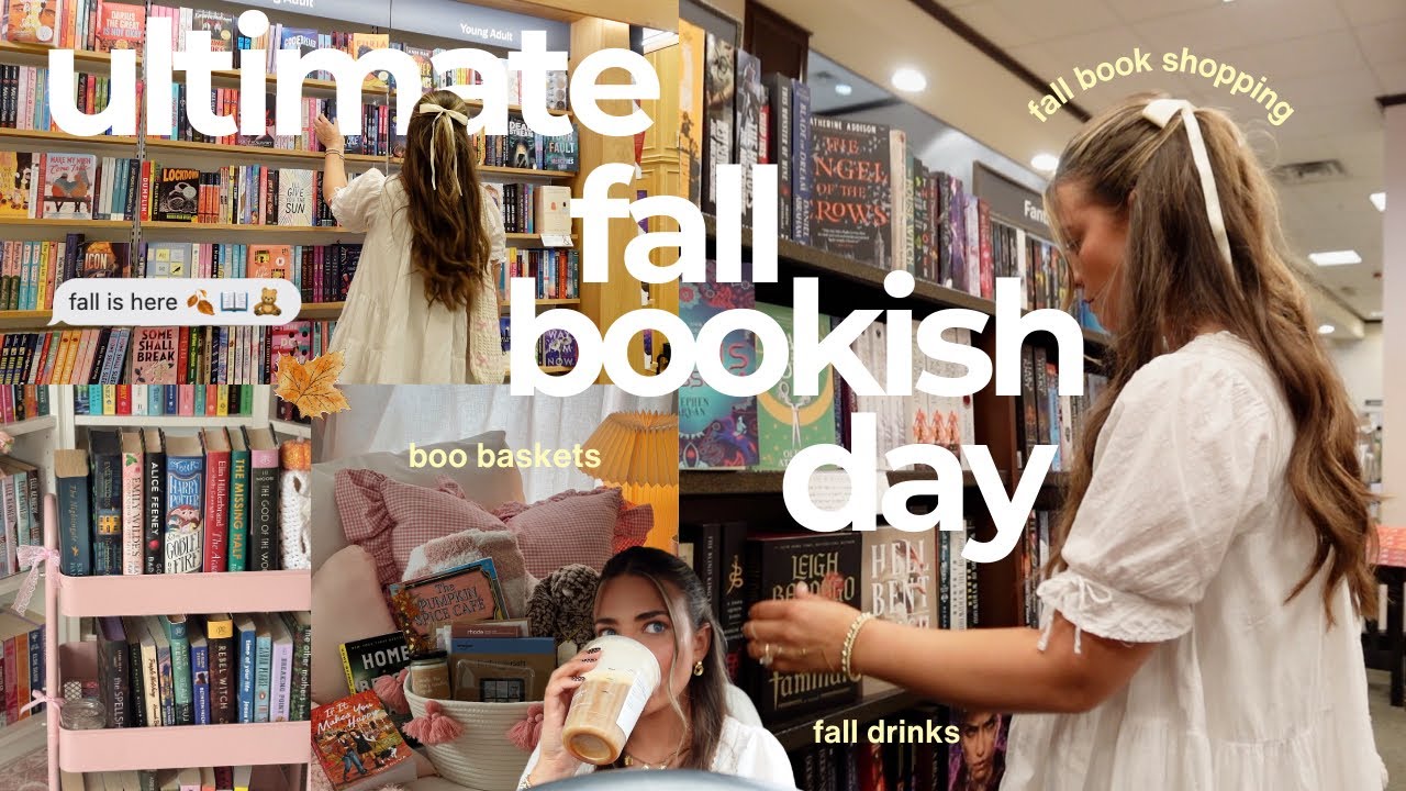 самый уютный осенний книжный день 📖🍂🧺🧸 *покупка книг, создание книжной корзины и мой осенний книж...