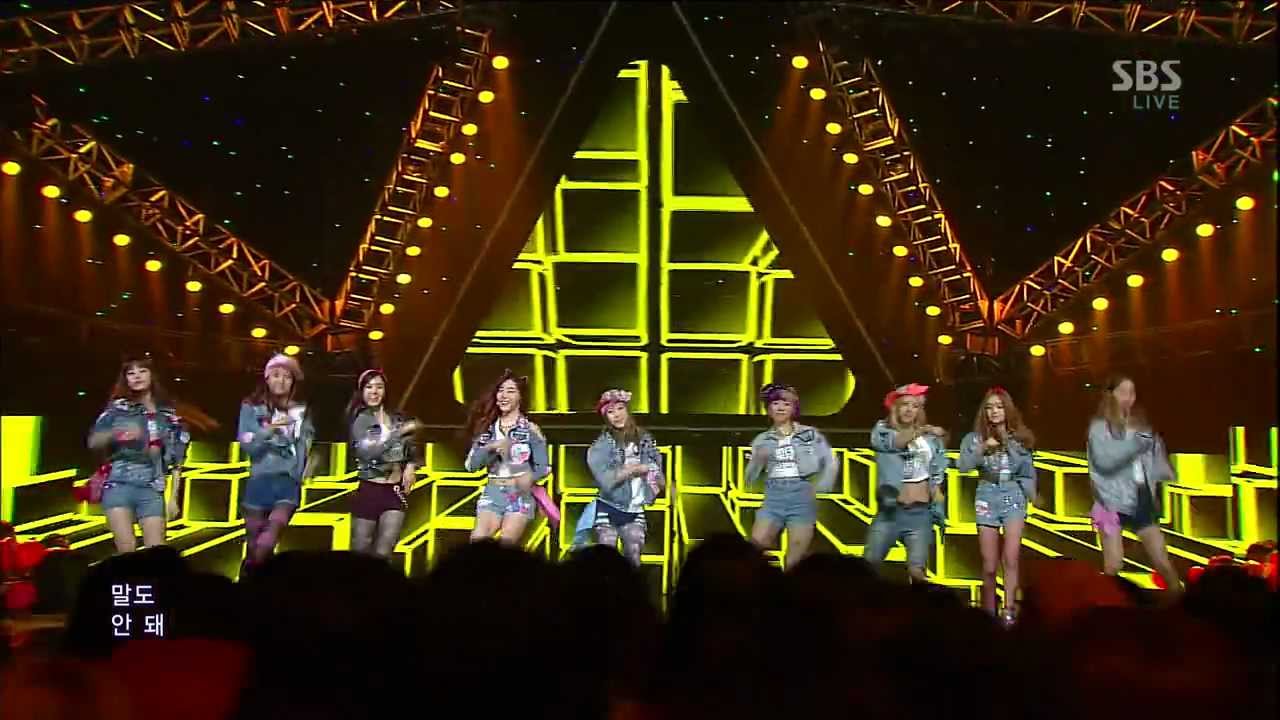 Поколение девочек [Я получил мальчика] @SBS Inkigayo Популярные песни 20130120