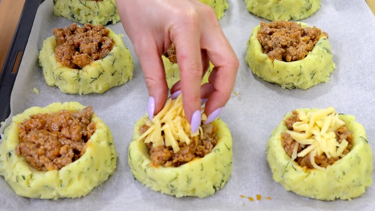 Рецепт вкусного ужина, картошка с фаршем, очень легко приготовить