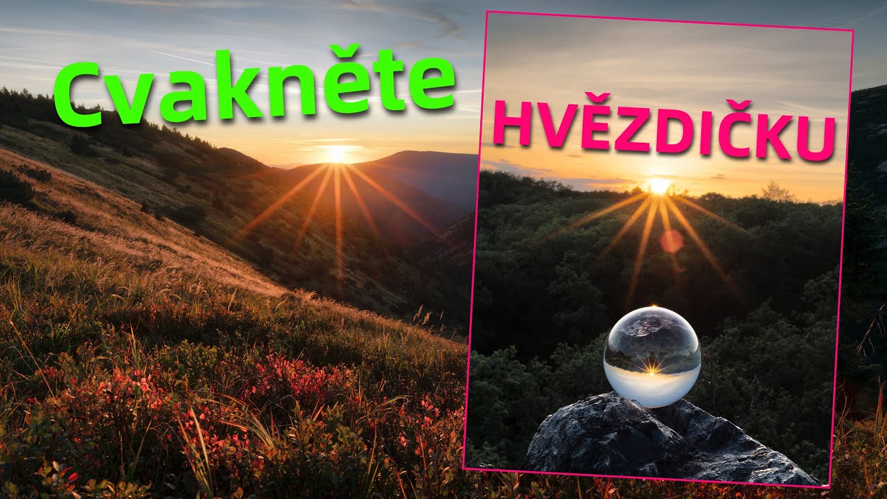 Krajinářská fotografie: jak fotit sluneční paprsky? [hvězdička!]