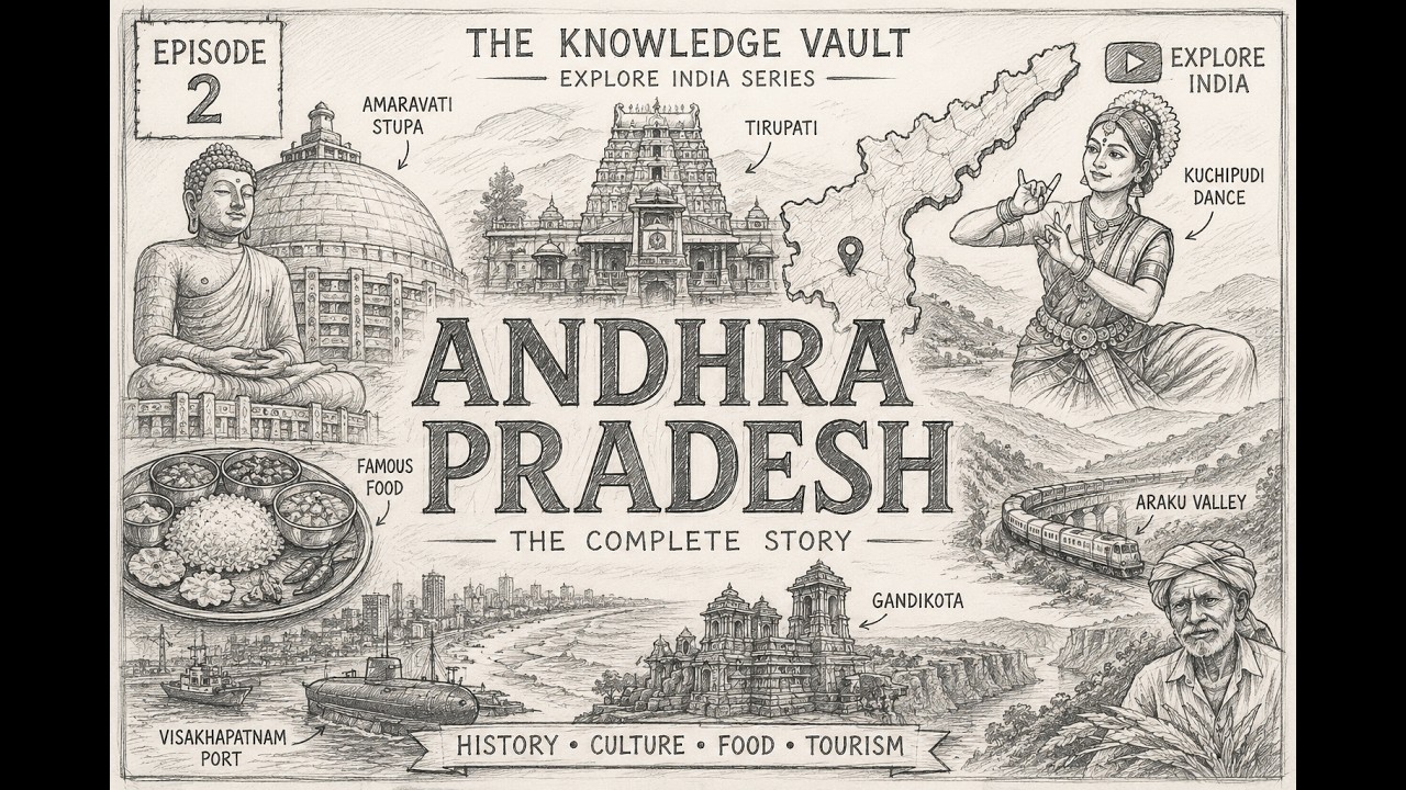 Andhra Pradesh Explained 🇮🇳 | History, Culture, Food & Hidden Gems | Episode 2