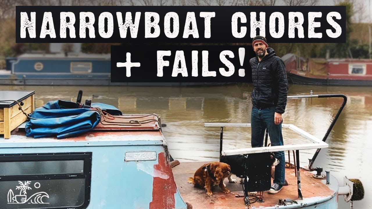 The REAL Narrowboat Life! Boat Chores and Narrowboat Fails // Boat Living in London