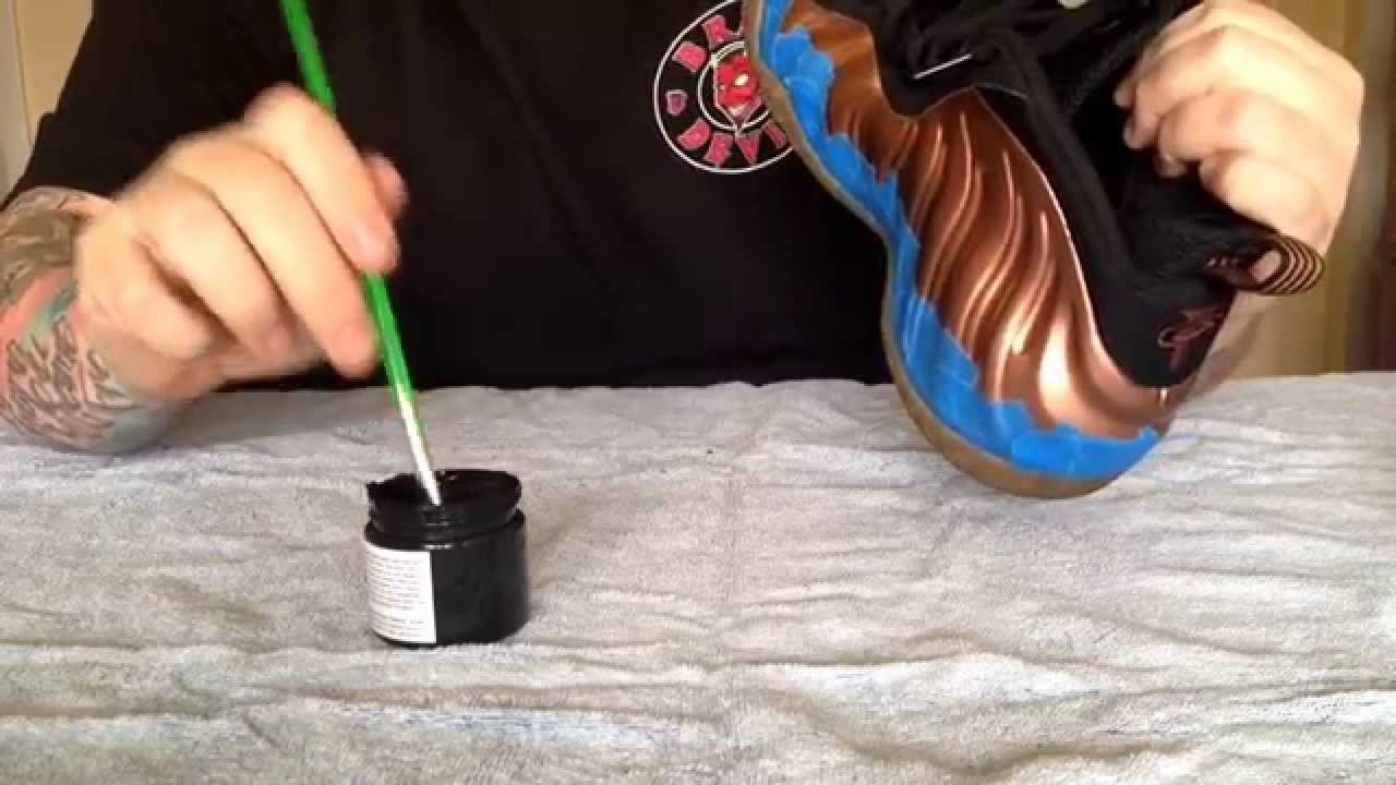 Foamposite Sole Dyed Black Review Quick How To (Copper Foamposite)