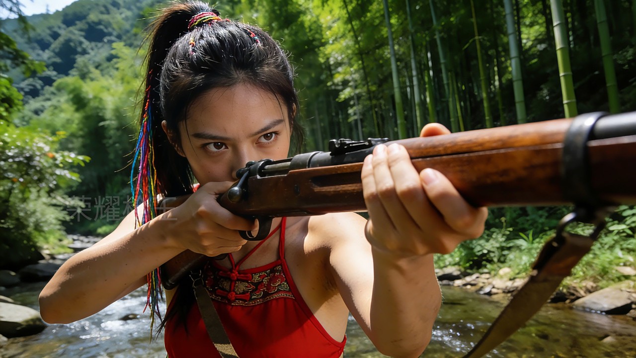 抗日電影！日軍欺負少女，怎料她竟是神槍手，反手奪槍一槍爆頭！ ⚔️ 抗日 MMA | Kung Fu