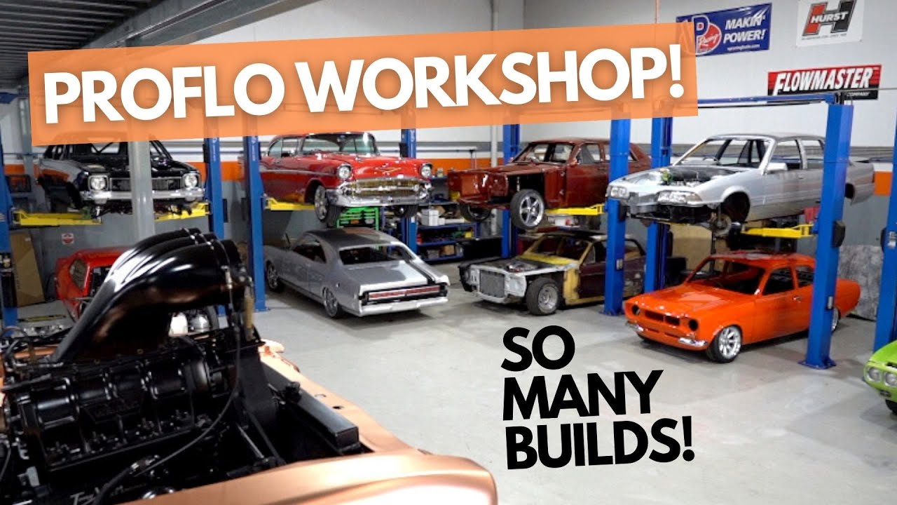 Wild Cars In The Build at ProFlo Performance