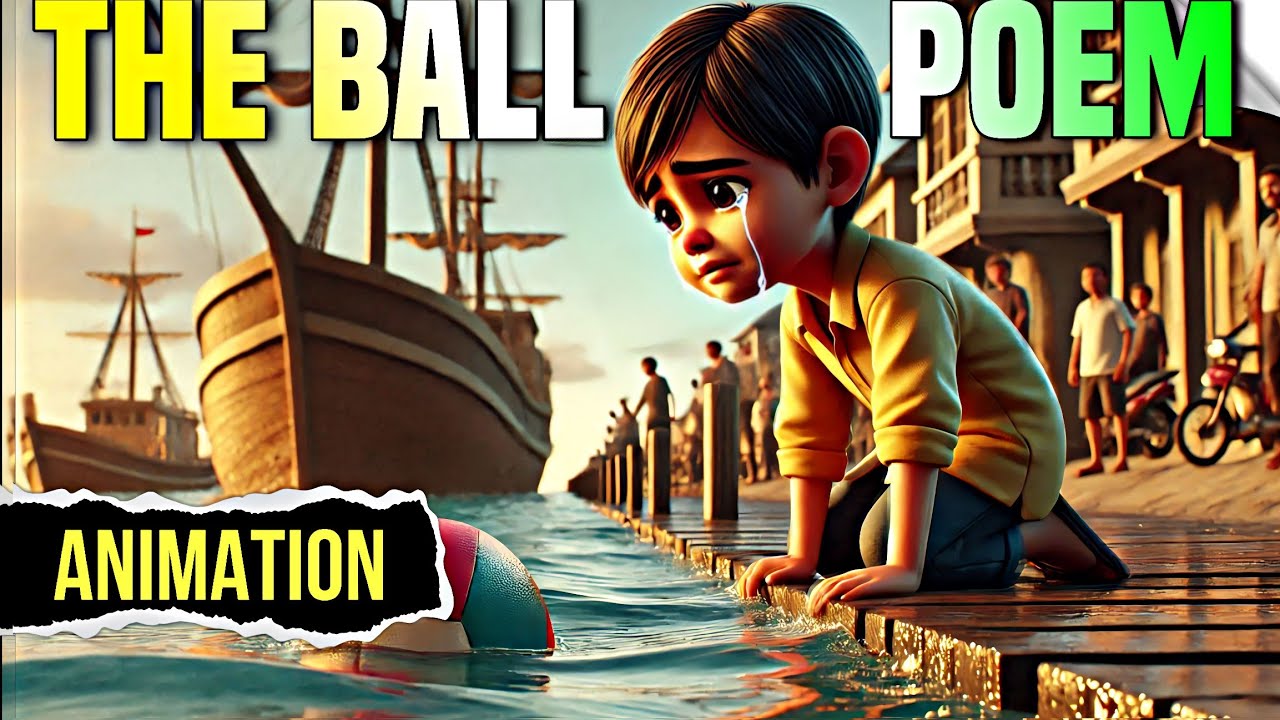 The Ball Poem Class 10 | the ball poem class 10 animation | one shot | explanation | educhain padhai