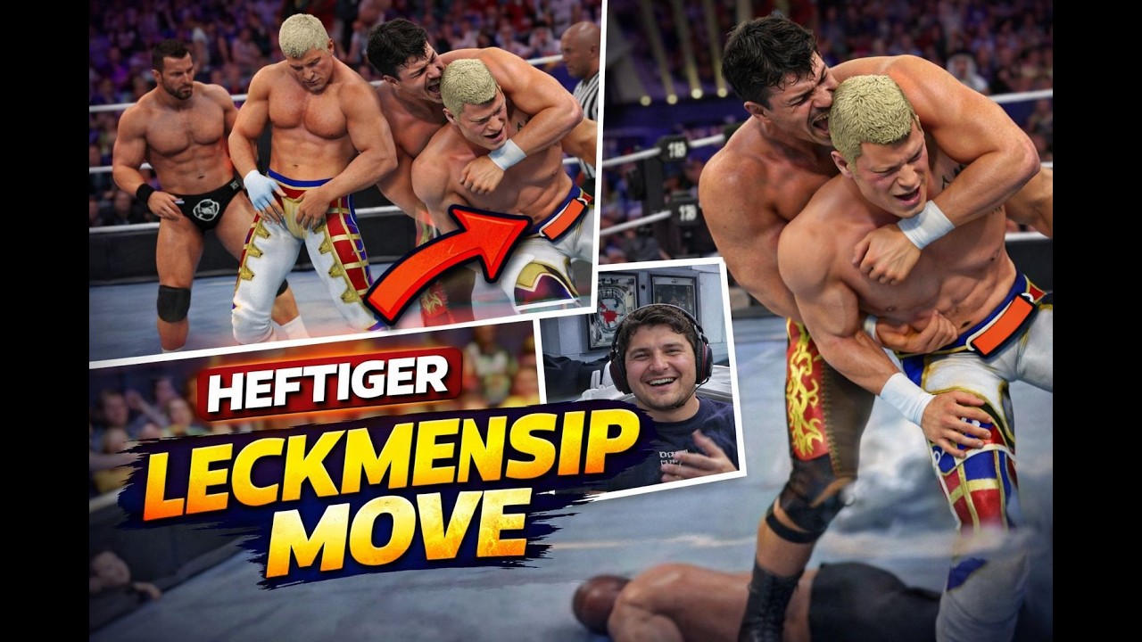 👉 HEFTIGER LECKMEINSIP-MOVE 😳 | WWE 2K eskaliert