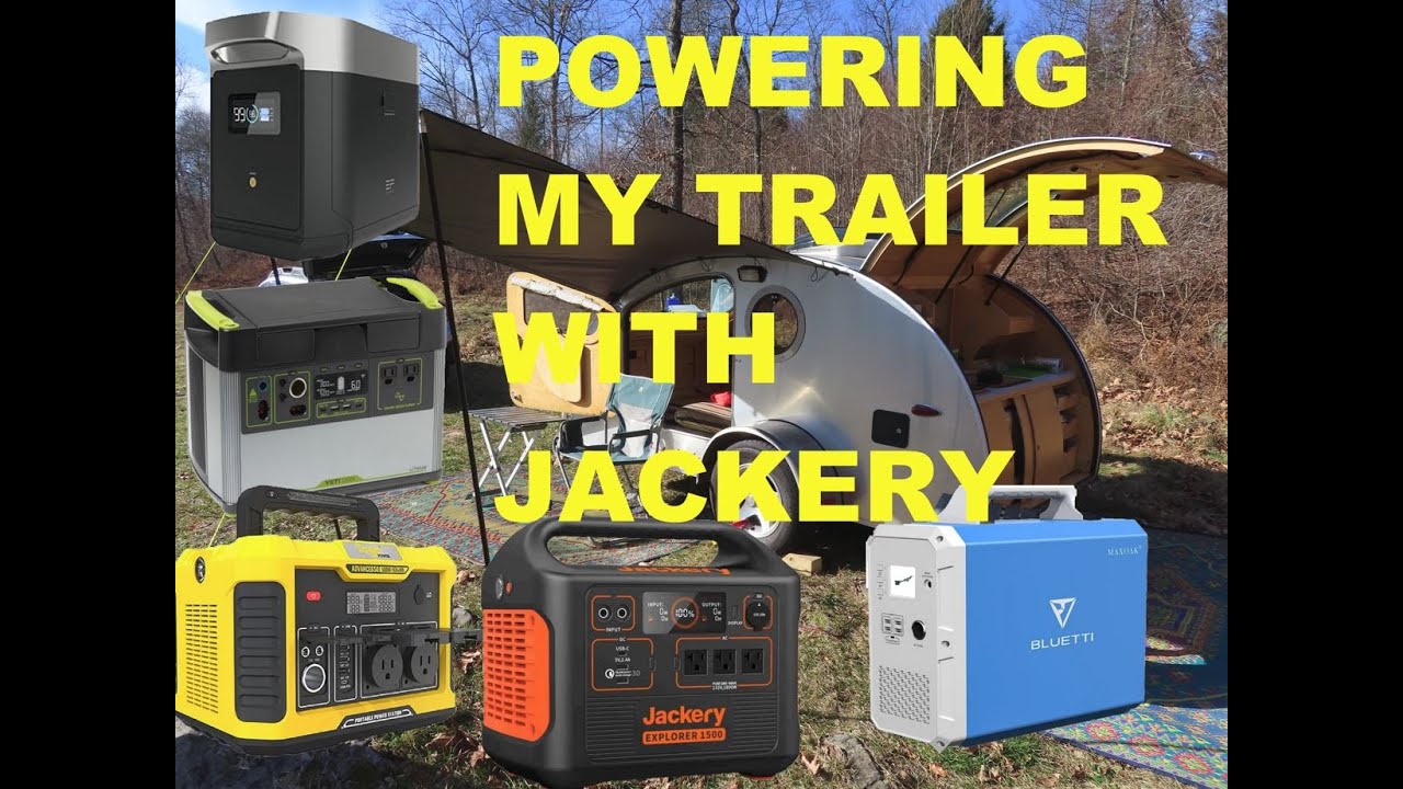 Run your RV with a Jackery. UNLIMITED POWER Solar Generator Jackery Goal Zero Bluetti Yetti