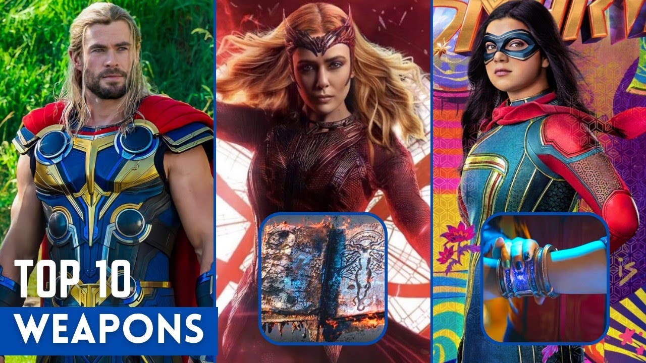 Top 10 Weapons From Marvel And DC | What's The Most Powerful Weapon?