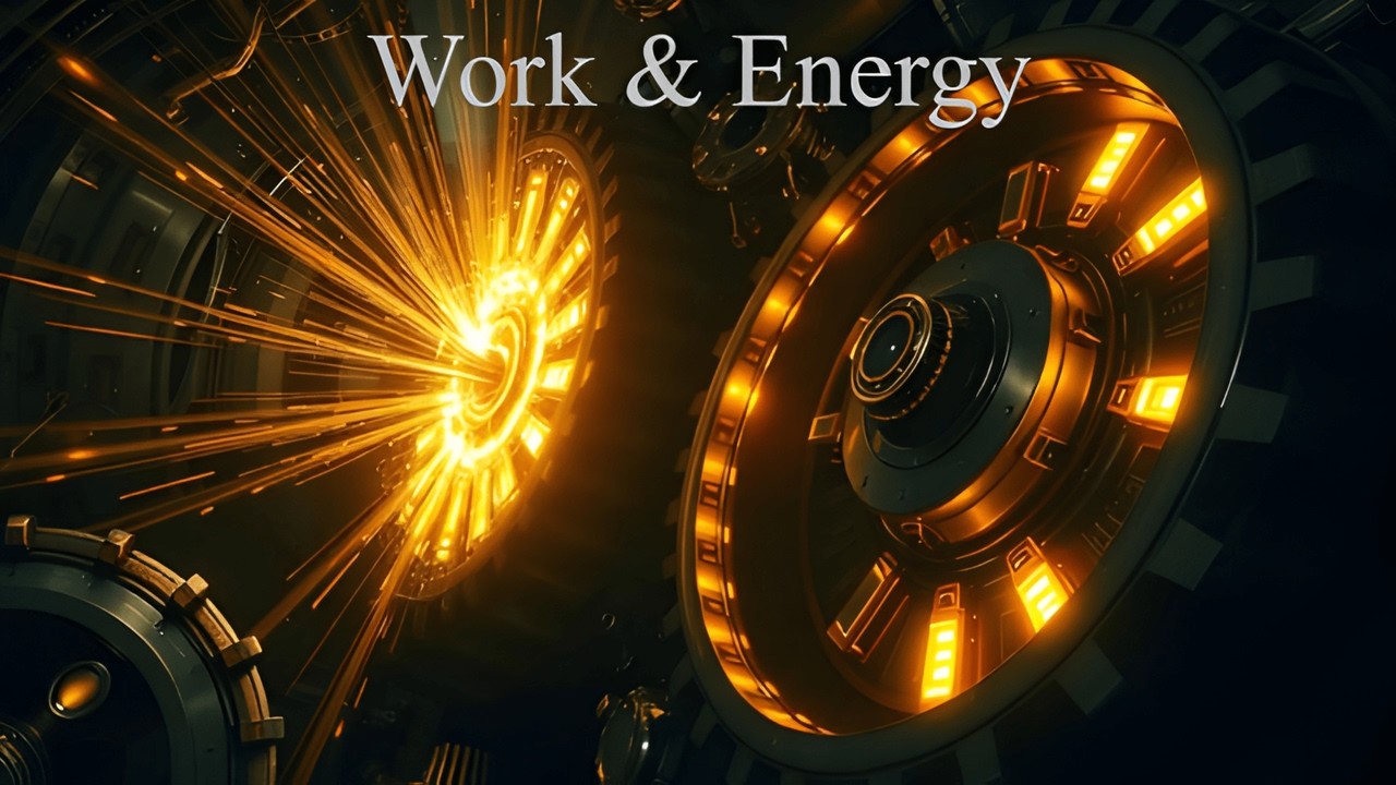 MasterClass Class 11 Physics Chapter 6 : Work, Energy & Power || Key Concepts JEE/NEET