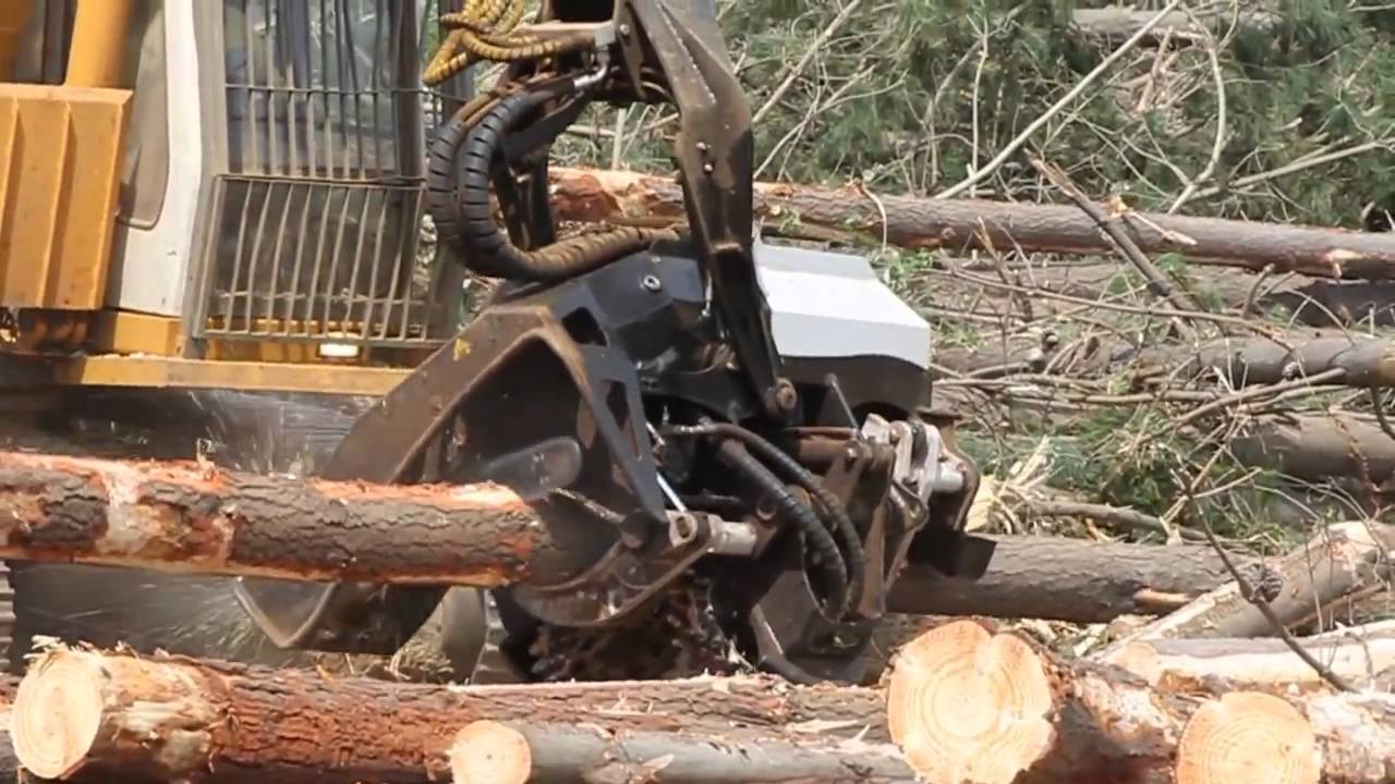 Processor Head Logset TH85 on Liebherr