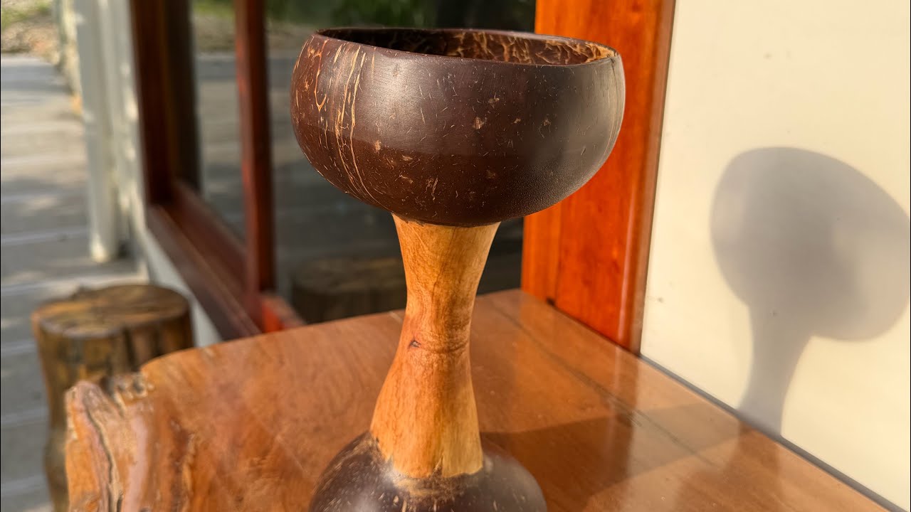 Artesania con cascara cara de 🥥 