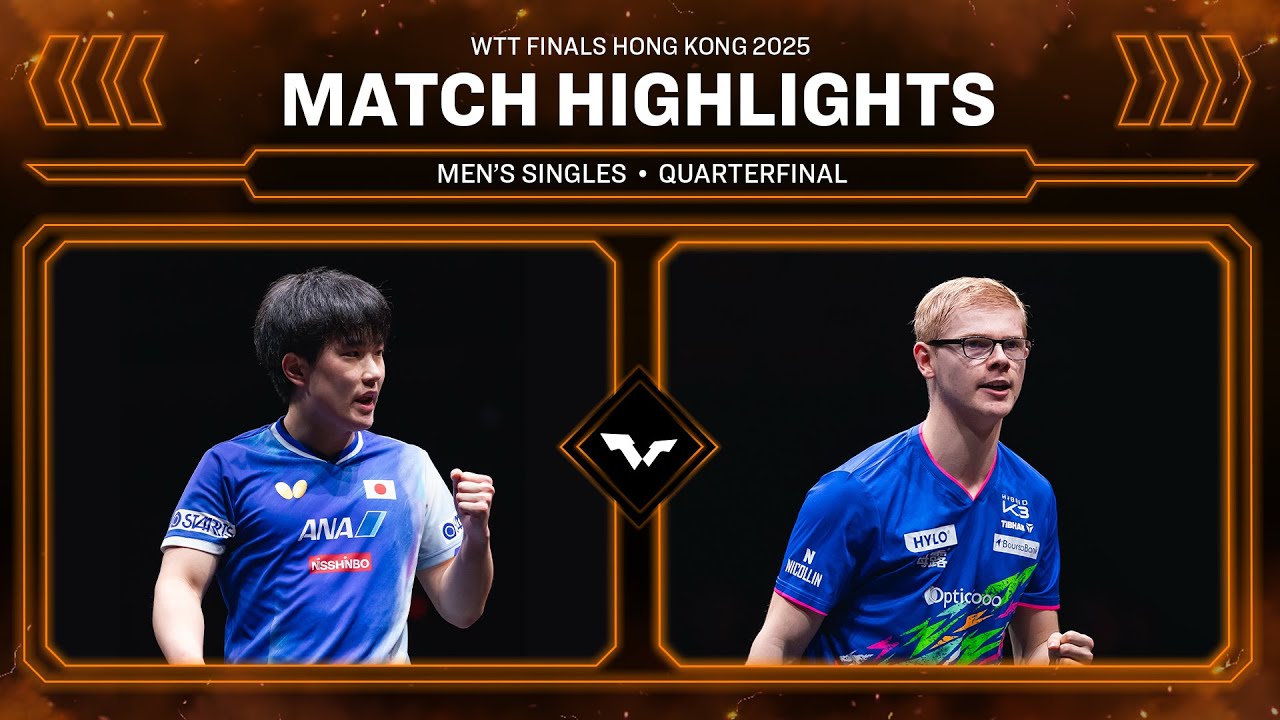 Tomokazu Harimoto vs Felix Lebrun | MS QF | #WTTHongKong 2025