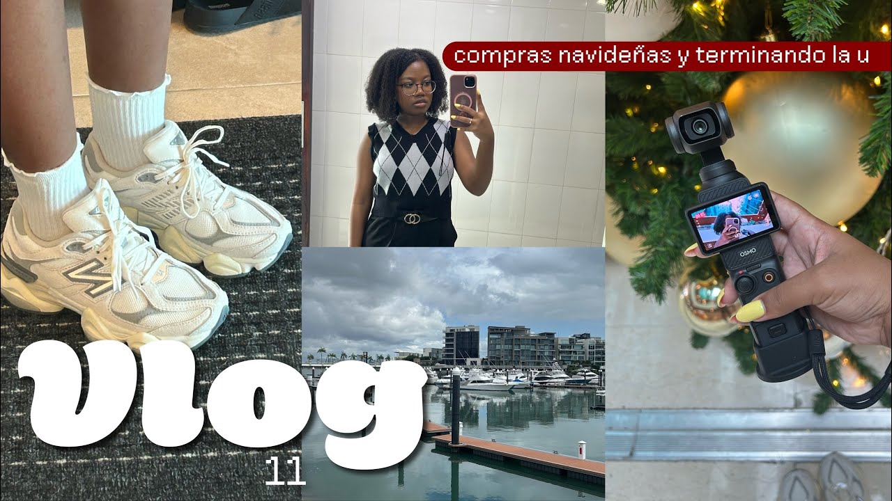 vlog 🌸 compras navideñas y terminando la u ✨🎓