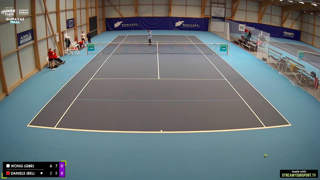 Court 3 - SOBRECOMO : WONG (GBR) 🆚 DANIELS (BEL)