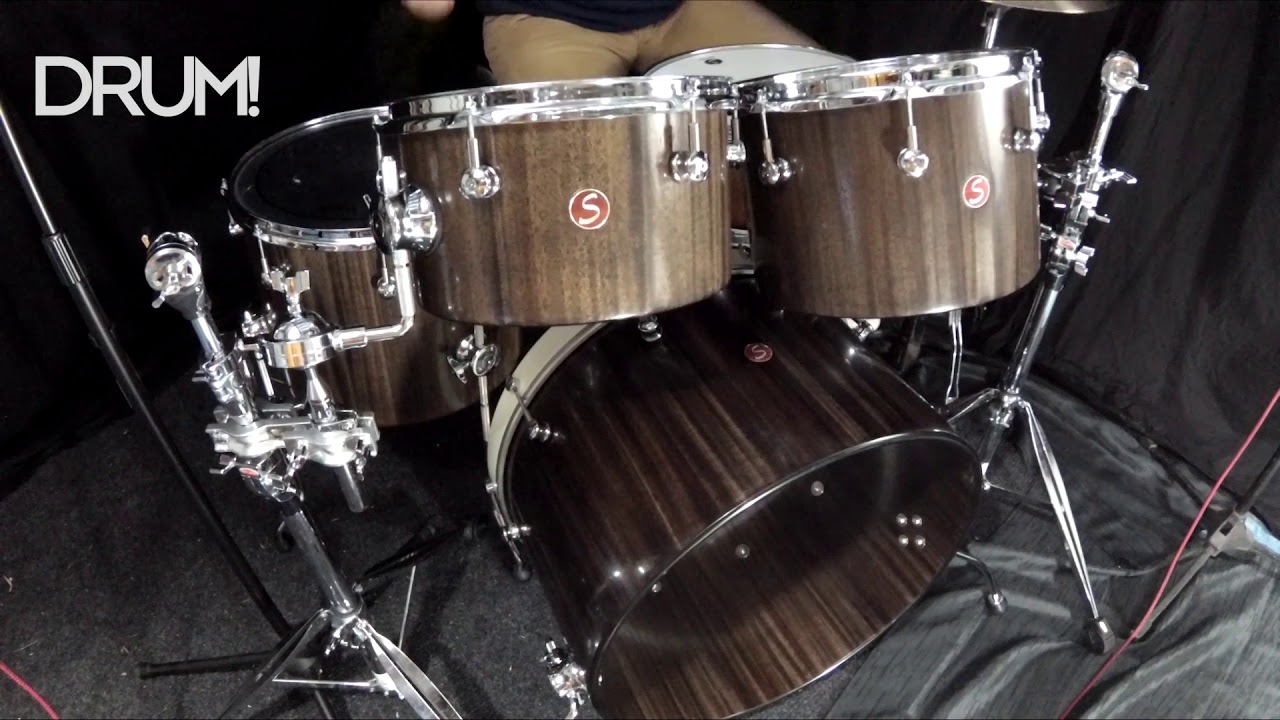 Drum Demo/Review: Sugar Percussion African Mahogany Concert Kit