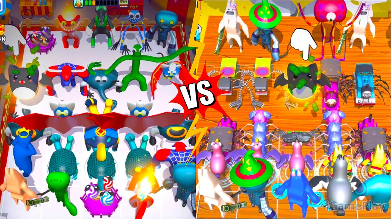 Merge Color Friends Mods VS Ban Ban Fight Horror Garten ⭐ Merge Simulator Battles
