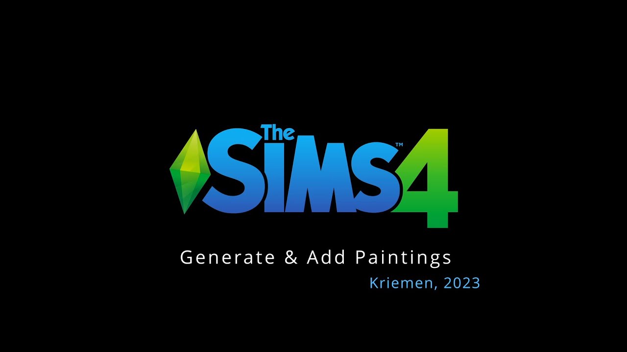 The Sims 4 - Generate & Add Paintings