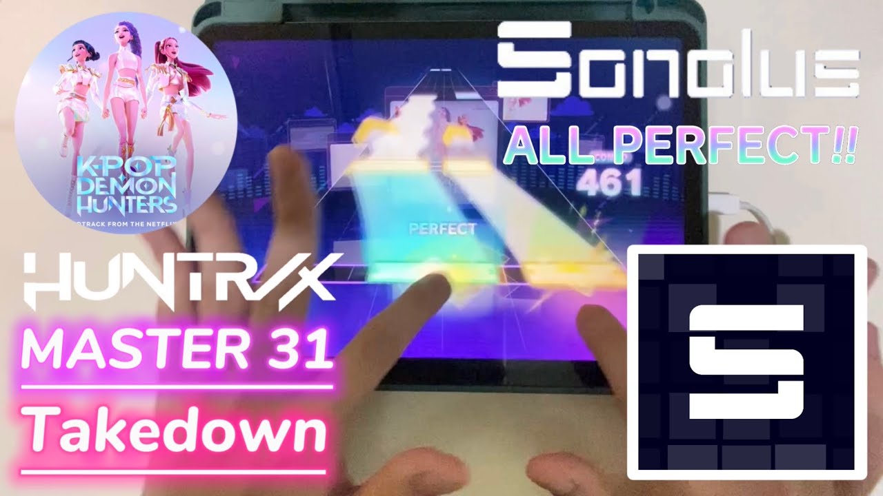 【Sonolus】Takedown (MASTER 31) 【ALL PERFECT】手元【創作譜面】