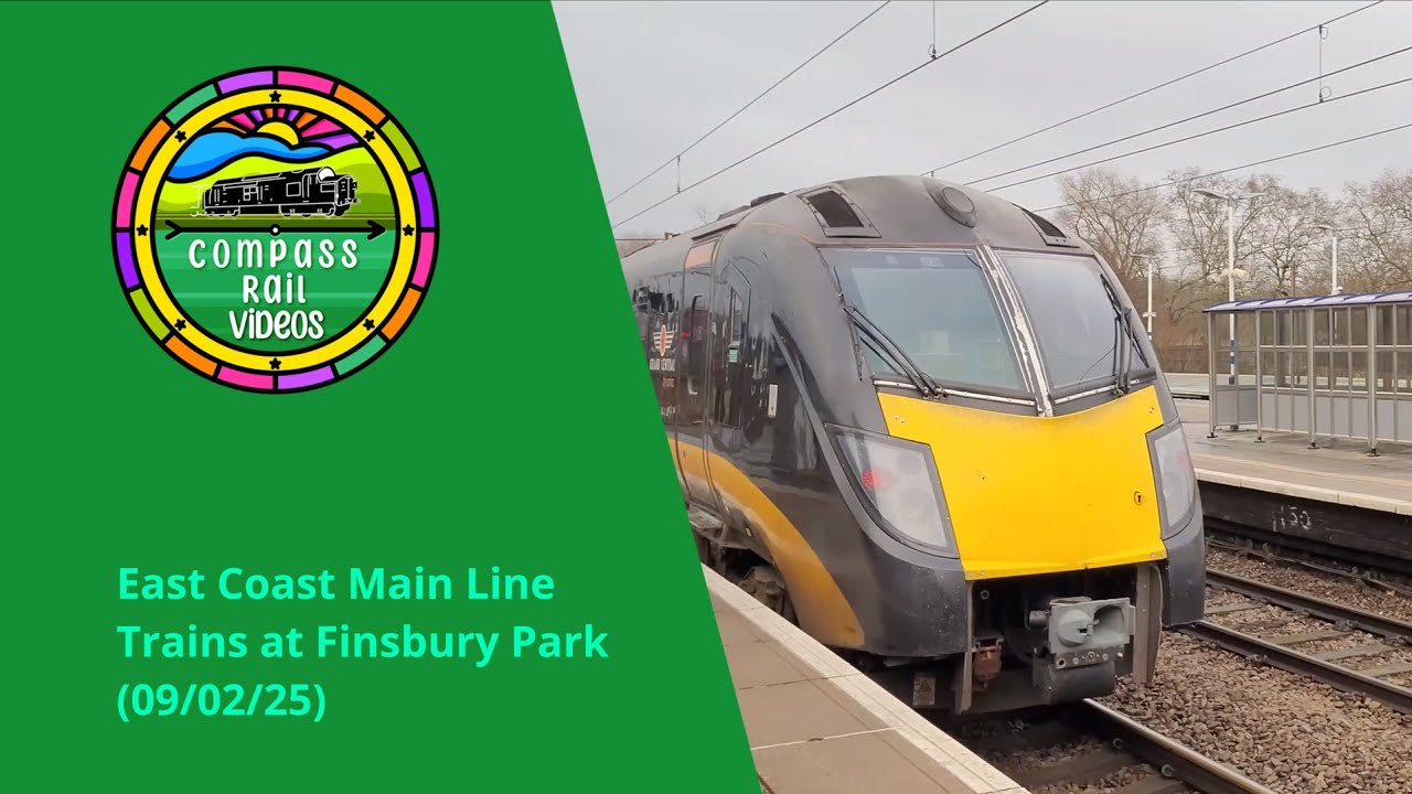 Trains at Finsbury Park, ECML (09/02/25)