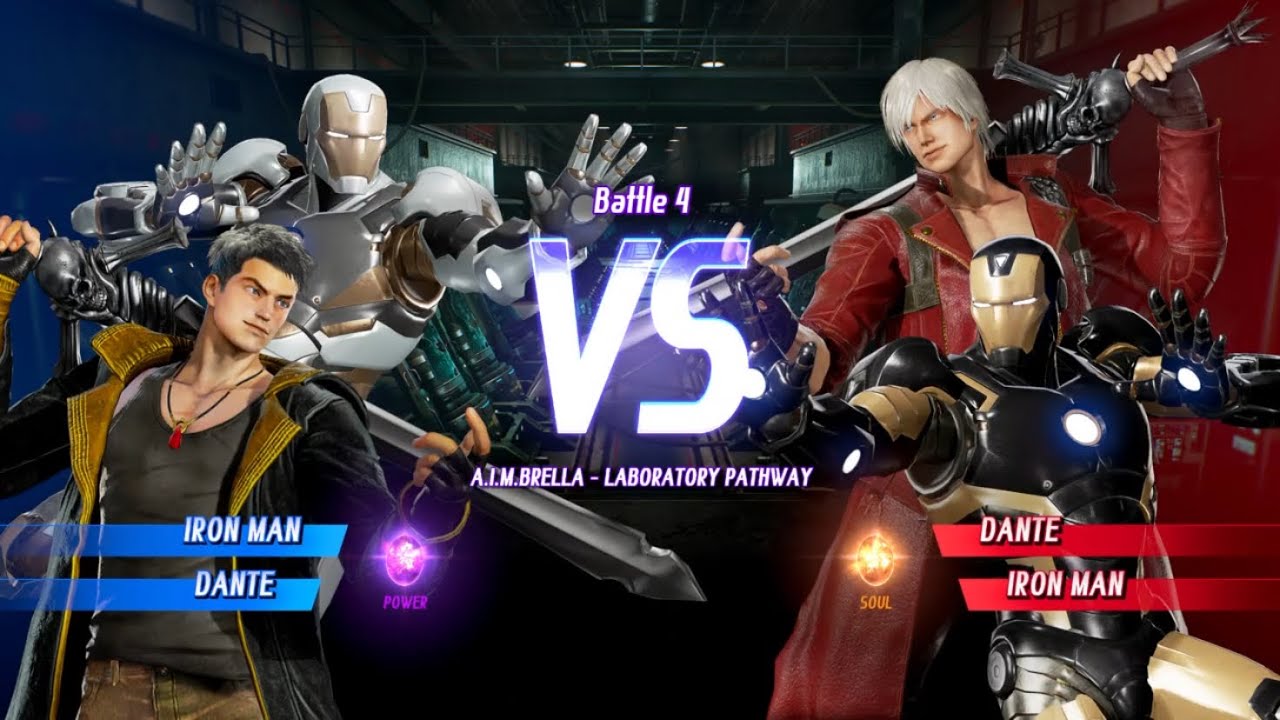 Requested MARVEL VS. CAPCOM: INFINITE Iron Man and Dante Arcade Gameplay