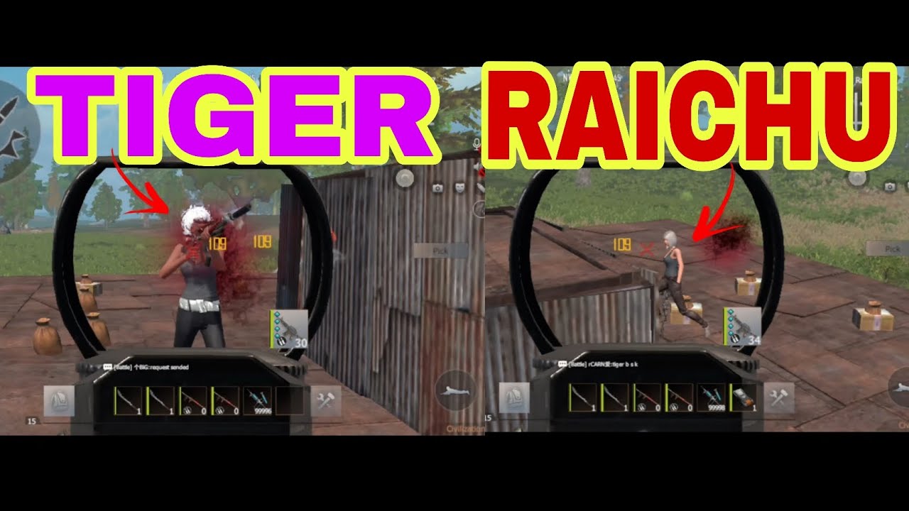 1v1 Raichu and TigerYT 🔥 | last island of survival | KEPPE🔥 4k 60fps @RAICHU001 @TiGEr__00YT