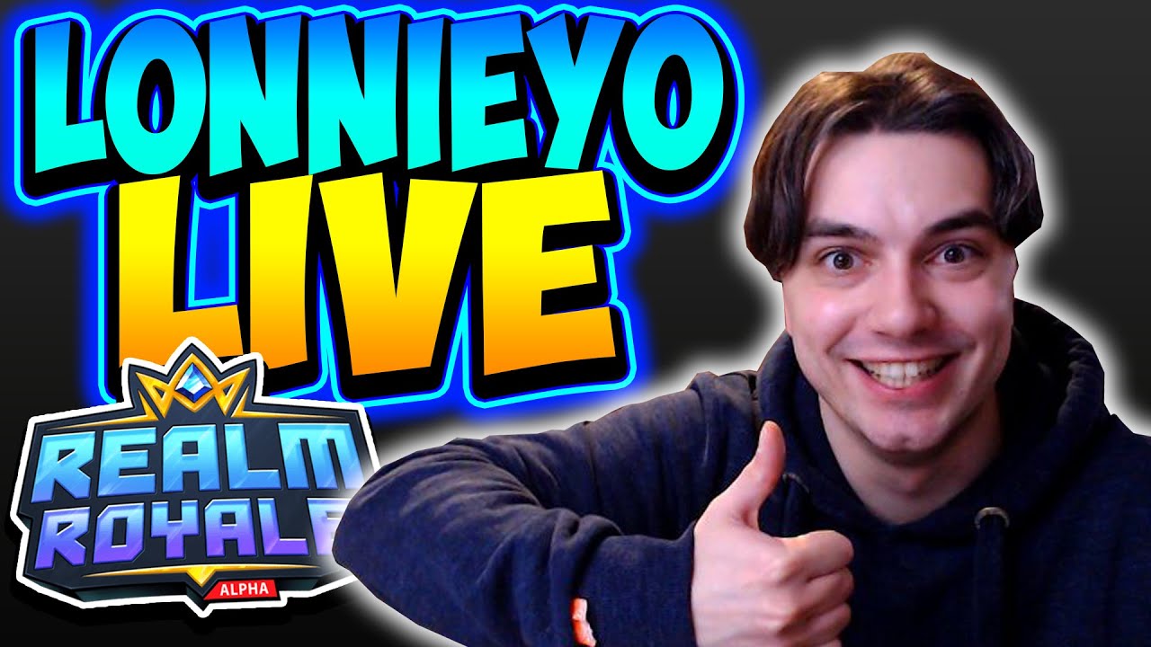 My First Ever YOUTUBE LIVESTREAM | Realm Royale
