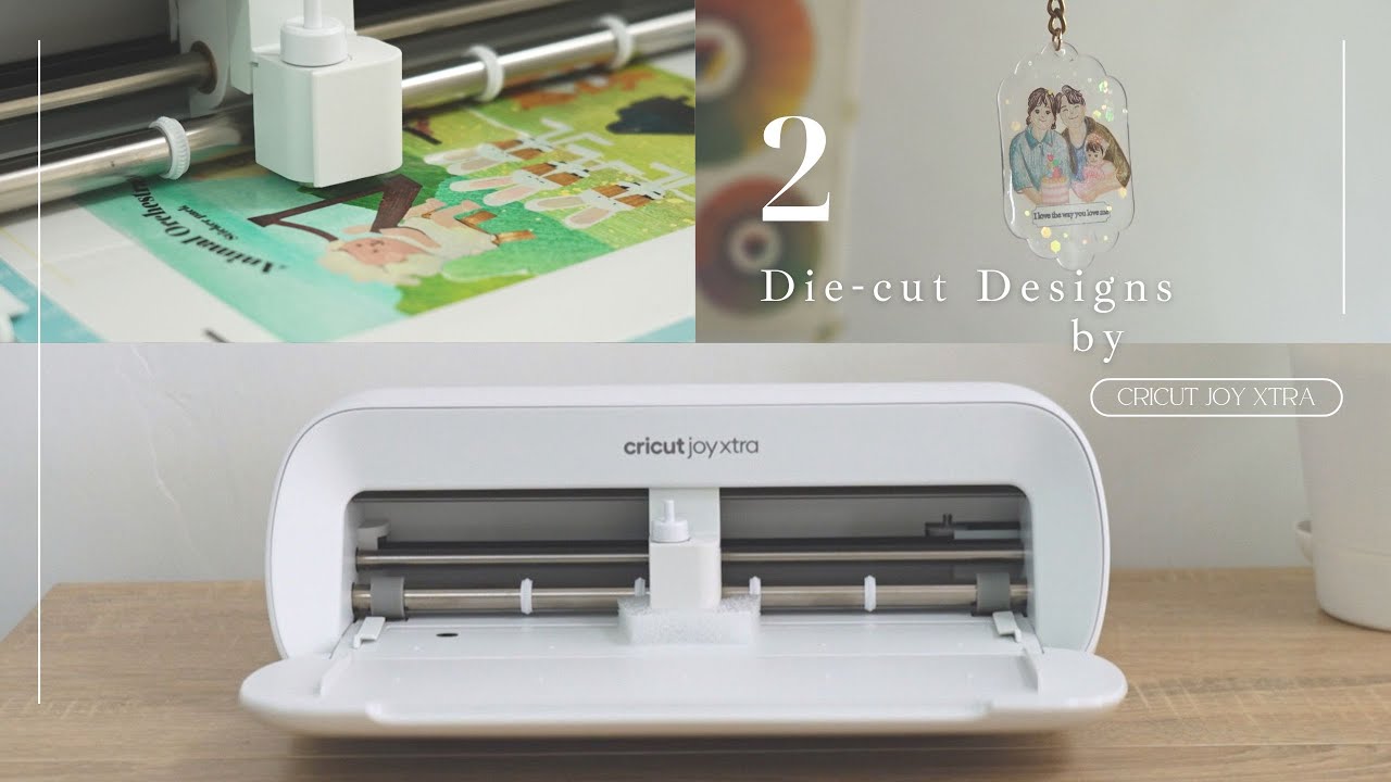 創作者恩物！小巧輕便的家用 DIY 神器 ｜Cricut Joy Xtra 創作皇者多功能裁切機｜自製貼紙｜似顏繪匙扣 ｜Edith (Collab with Cricut)