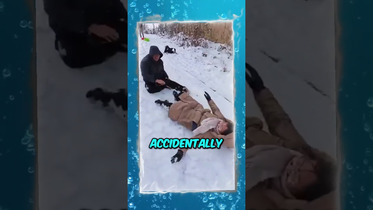 Couple’s Snow Fight Turns Hilarious!