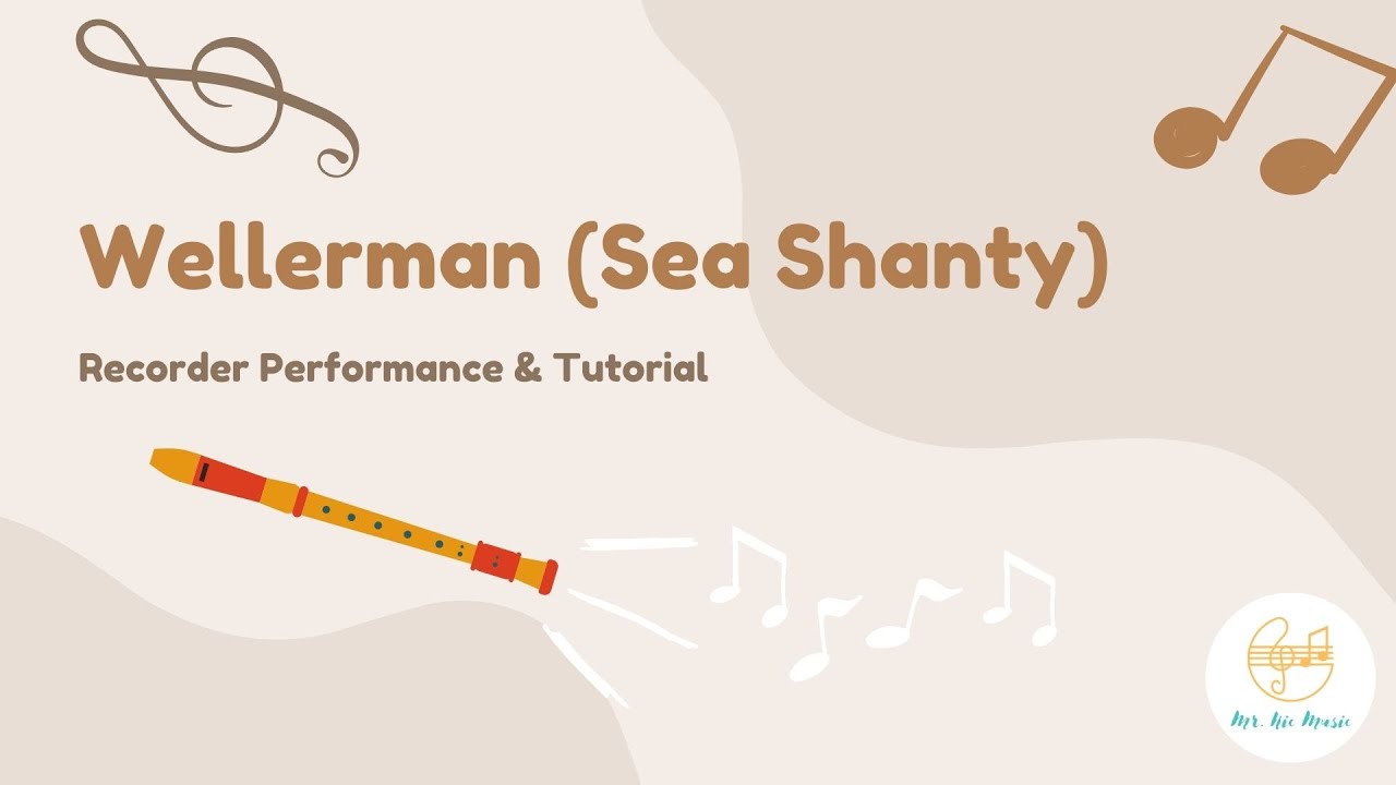 Nathan Evans - Wellerman Recorder Cover and Tutorial