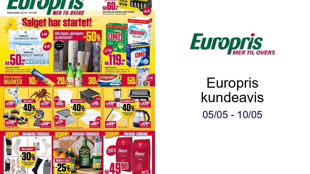 Europris kundeavis 05/05 - 10/05