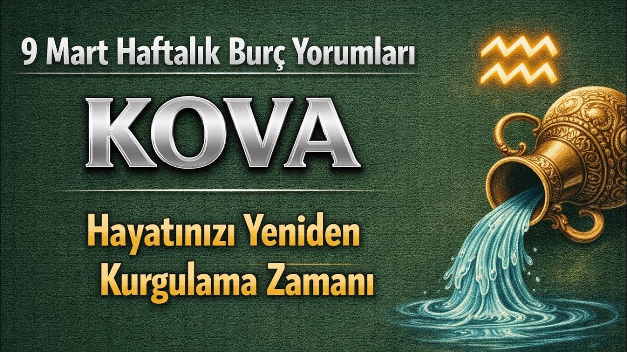Kova Burcu - Y&uuml;kselen Kova - 9 Mart Haftalık Bur&ccedil; Yorumları